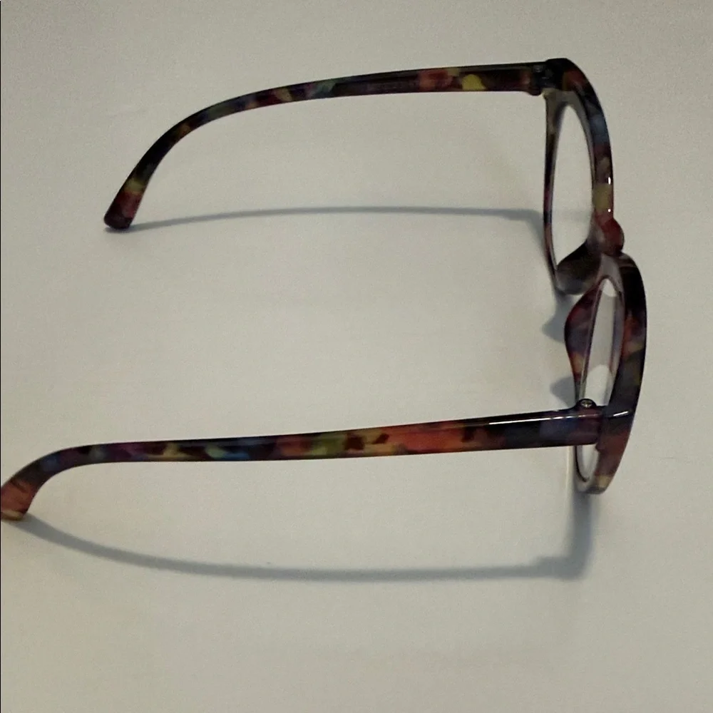 Betsey Johnson Multicolor Cat-Eye Glasses